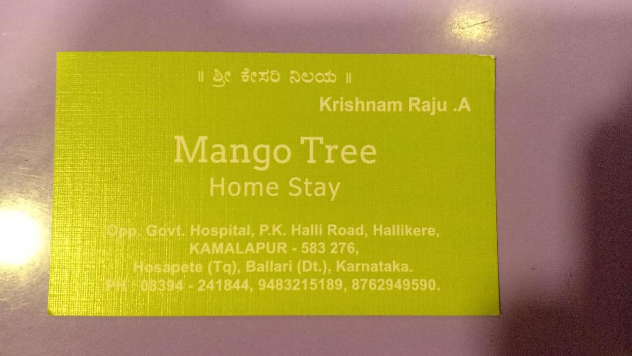 Mango Tree Homestay Хампи Экстерьер фото